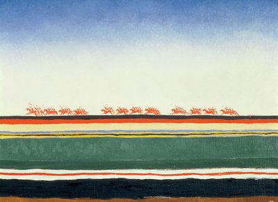 Rode cavalerie door Kazimir Severinovich Malevich